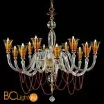 Люстра Euroluce Claire L6+6 Amber