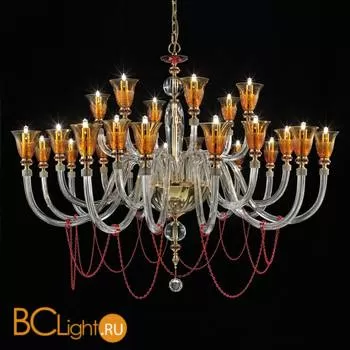 Люстра Euroluce Claire L12+6+6 Amber