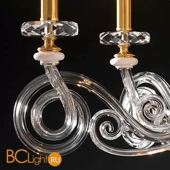 Люстра Euroluce Cloe L6 Gold Clear - Фото 0