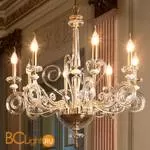 Люстра Euroluce Cloe L8 Gold Clear