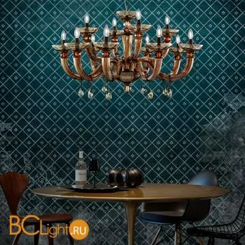 Люстра Euroluce Dahlia L8+4 Brown - Фото 1
