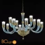 Люстра Euroluce Dea L8+4 gold Tiffany