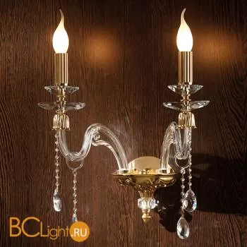 Бра Euroluce Elsa A2 gold Clear