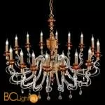 Люстра Euroluce Elsa Special Edition L16 gold Topaz