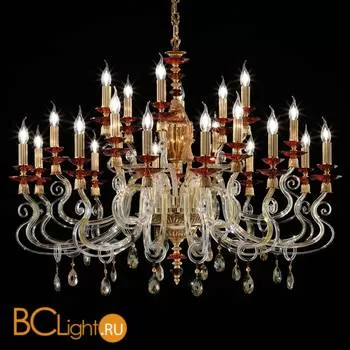 Люстра Euroluce Elsa Special Edition L12+6+6 gold Topaz