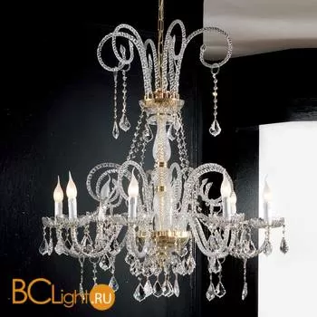 Люстра Euroluce Epoca L8 gold Scholer platform