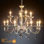 Люстра Euroluce Florentia L8+4 Silver
