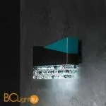 Настенный светильник Euroluce Horizon lux 30AP Black/Teal Sw