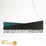 Подвесной светильник Euroluce Horizon lux 66 Black/Teal Sw
