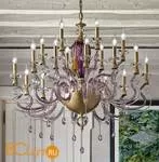 Люстра Euroluce Iside L12+6 Gold Wisteria