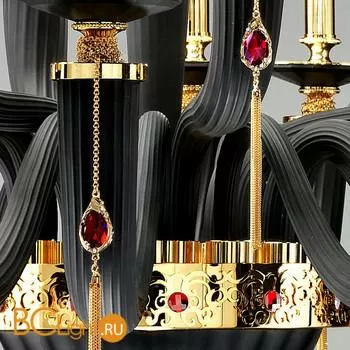 Люстра Euroluce Julienne L12+6 black - Фото 0