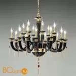 Люстра Euroluce Julienne L12+6 black