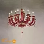 Люстра Euroluce Julienne L12+6 red