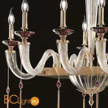 Люстра Euroluce Julienne Axis 14 Gold clear - Фото 0