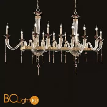 Люстра Euroluce Julienne Axis 14 Gold clear