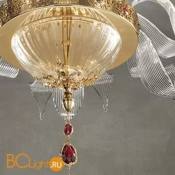 Потолочный светильник Euroluce Julienne PL8 Gold Clear - Фото 0