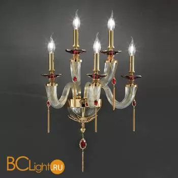 Бра Euroluce Julienne A5 60 Gold Clear