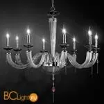 Люстра Euroluce Julienne L8 chrome Clear