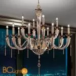 Люстра Euroluce Julienne L8+4 Gold Mirror