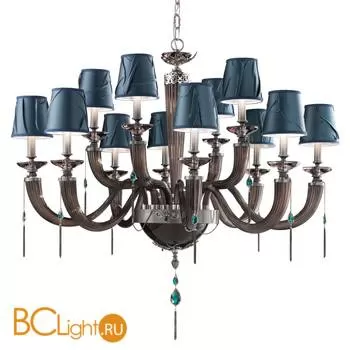 Люстра Euroluce Julienne L8+4 SHADE Grey Fume