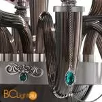 Люстра Euroluce Julienne L8+4 SHADE Grey Fume - Фото 1