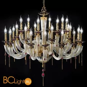 Люстра Euroluce Julienne L12+6+6 Gold Clear