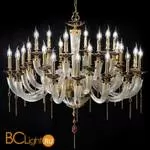 Люстра Euroluce Julienne L12+6+6 Gold Clear