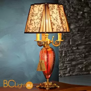 Настольная лампа Euroluce Lady LG3+1 gold Ruby