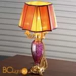 Настольная лампа Euroluce Lady LG3+1 gold Amethyst
