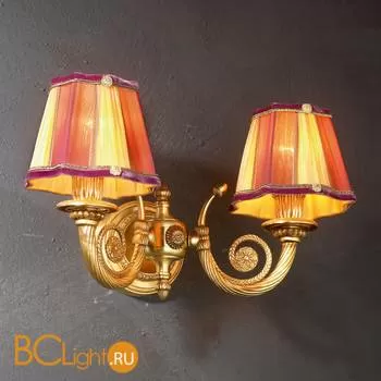 Бра Euroluce Lady A2 gold Amber
