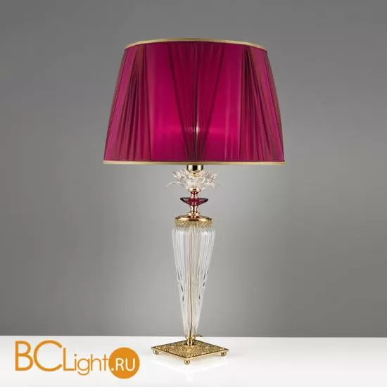 Настольная лампа Euroluce Lily LG1 shiny gold ruby