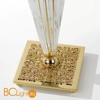 Настольная лампа Euroluce Lily LG1 shiny gold ruby - Фото 0