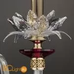 Бра Euroluce Lily A2 shiny gold ruby - Фото 0
