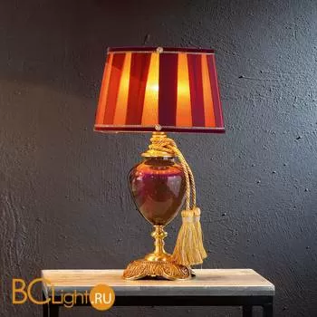 Настольная лампа Euroluce Luigi XV LP1 gold Amethyst