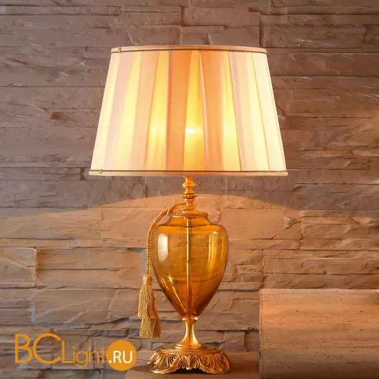 Настольная лампа Euroluce Luigi XV LG1 gold Amber