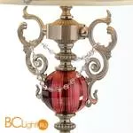 Настольная лампа Euroluce Lyra LP1 Silver Antique rose - Фото 0