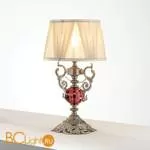 Настольная лампа Euroluce Lyra LP1 Silver Antique rose
