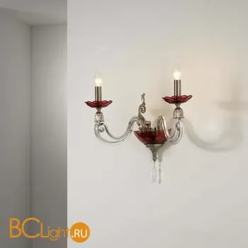 Бра Euroluce Lyra A2 Silver Antique rose - Фото 0