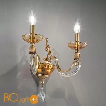 Бра Euroluce Lyra A2 Gold Amber