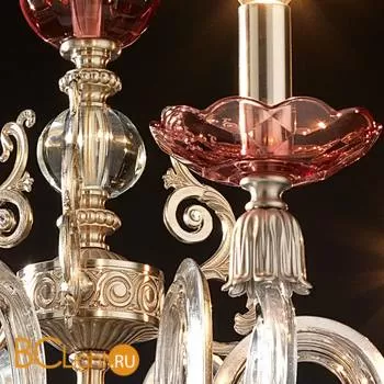 Люстра Euroluce Lyra L6 Silver Antique rose - Фото 0