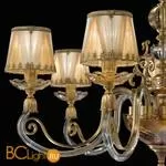 Люстра Euroluce Lyra L8 Gold Amber Shade - Фото 0