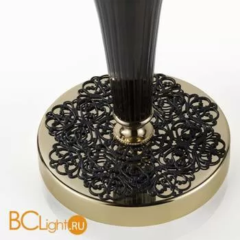 Настольная лампа Euroluce Macrame LG1 black RAL+gold dark fume - Фото 1