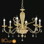 Люстра Euroluce Macrame L6 gold Sheen