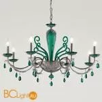 Люстра Euroluce Macrame L8 nichel Verde Yncanto