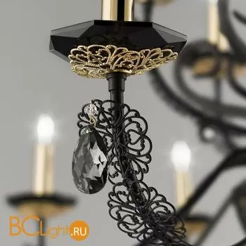 Люстра Euroluce Macrame L12+6 black RAL+gold - Фото 0