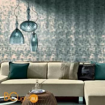 Подвесной светильник Euroluce Mood Rebel S1 nichel teal blu - Фото 0