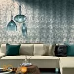Подвесной светильник Euroluce Mood Serene S1 nichel teal blu - Фото 0