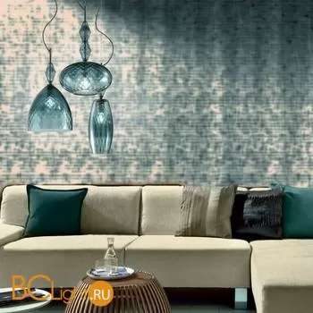 Подвесной светильник Euroluce Mood Joy S1 nichel teal blu - Фото 0