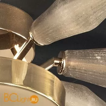 Потолочная люстра Euroluce Mov PL8 gold vintage - Фото 0