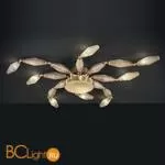 Потолочная люстра Euroluce Mov PL8 gold vintage